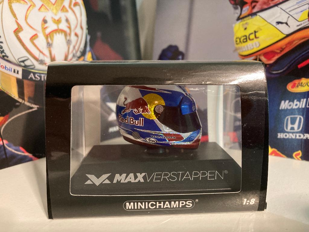 ✅ Max Verstappen 1:8 helm 2016 Australië editie 16 fanshop, Verzamelen, Automerken, Motoren en Formule 1, Ophalen of Verzenden