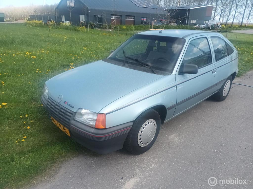 Opel Kadett 1.3N GL 1987 46 dkm Origineel Inruil kan, Voorwielaandrijving, Gebruikt, 750 kg, 4 cilinders