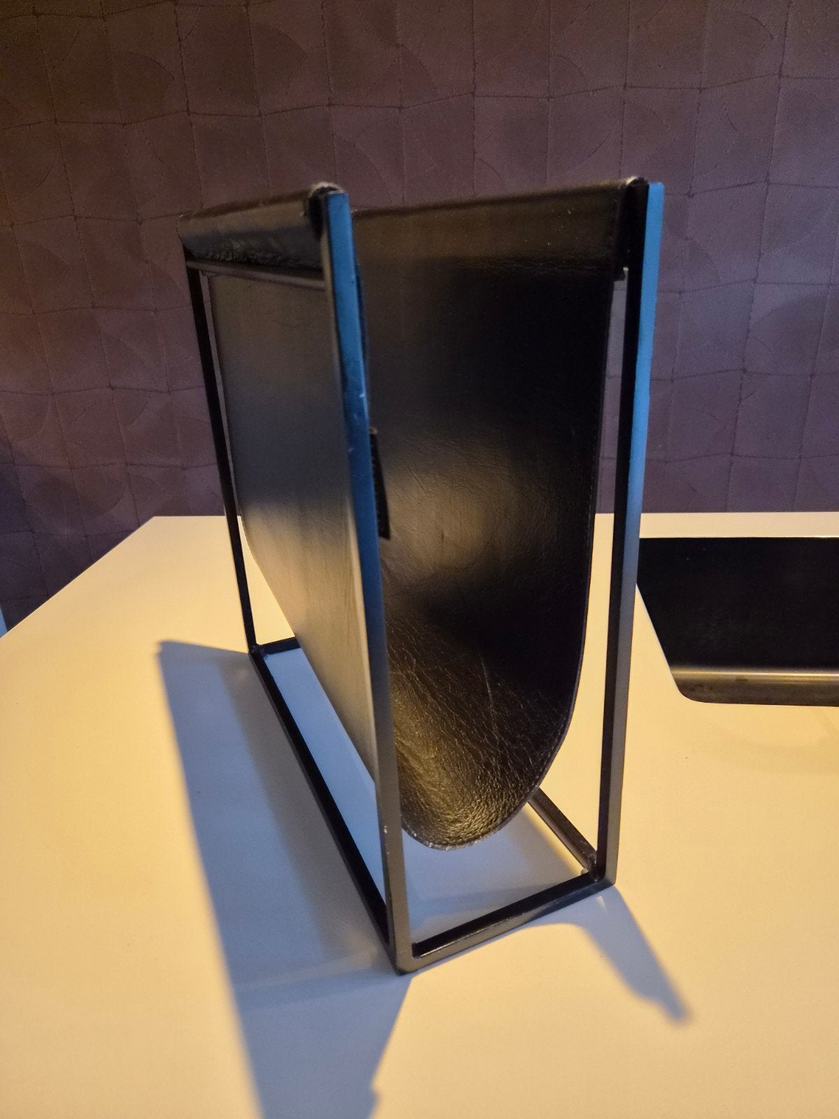 Lederen Lectuurbak van Lifestyle - 40x40x15 cm, Gebruikt, Modern, Lectuurbak, Ophalen of Verzenden