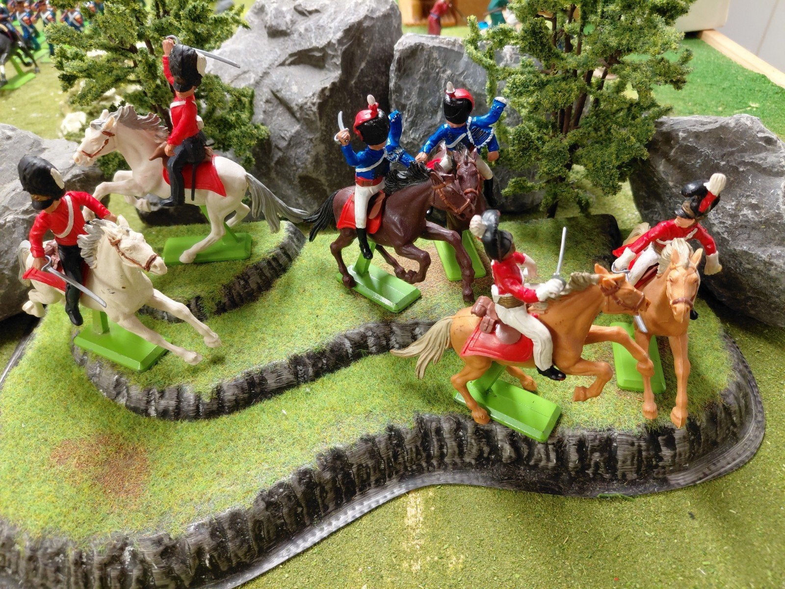 Britains Deetail Engelse Waterloo ruiters, Ophalen of Verzenden, 1:50 of kleiner