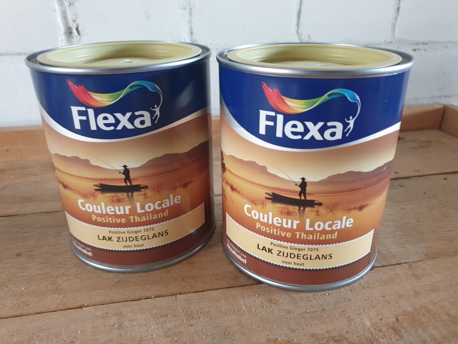 Flexa Coleur Locale Lak zijdeglans Positive Ginger-Gember, Beige, Nieuw, Ophalen of Verzenden, Lak