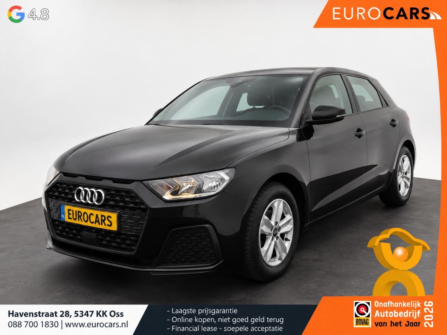 Audi A1 Sportback 25 TFSI Automaat Advanced edition Navigati, Auto's, Dealer onderhouden, Stof, 95 pk, Bedrijf