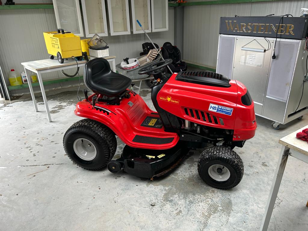 Wolf-Garten Zitmaaier - Krachtige en Betrouwbare Grasmaaier, Cirkelmaaier, Gebruikt, Ophalen of Verzenden, Benzine-grasmaaier
