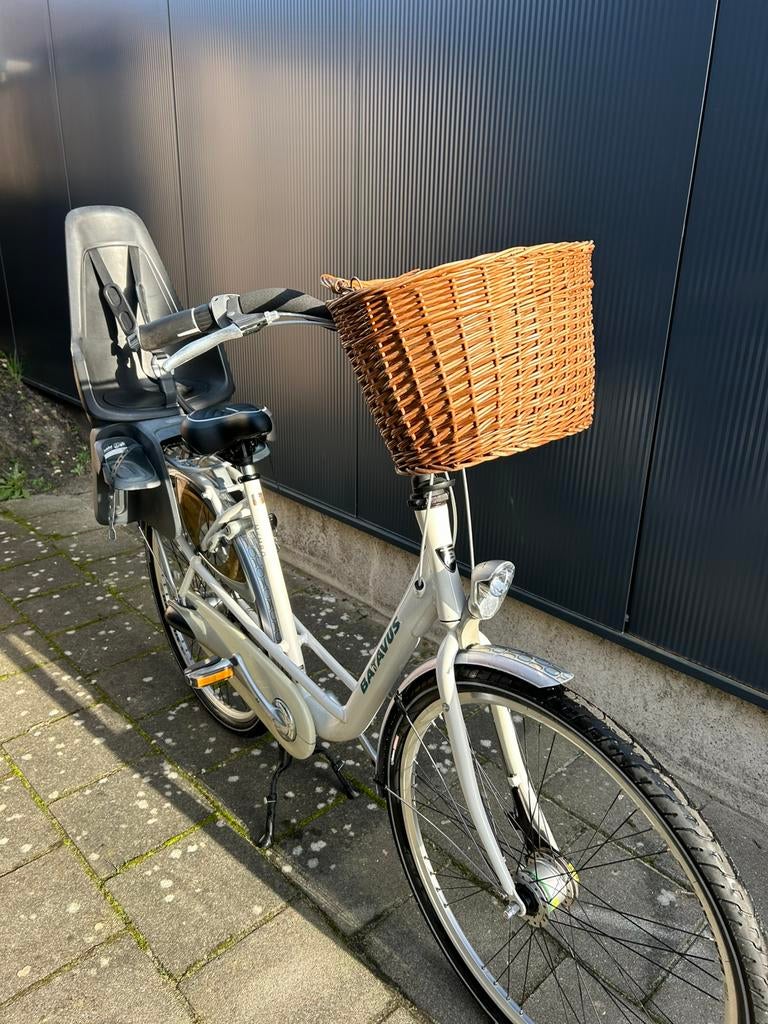GOED ONDERHOUDEN batavus mambo deluxe incl zitje, Fietsen en Brommers, Ophalen, Mandje, Batavus, 56 cm of meer