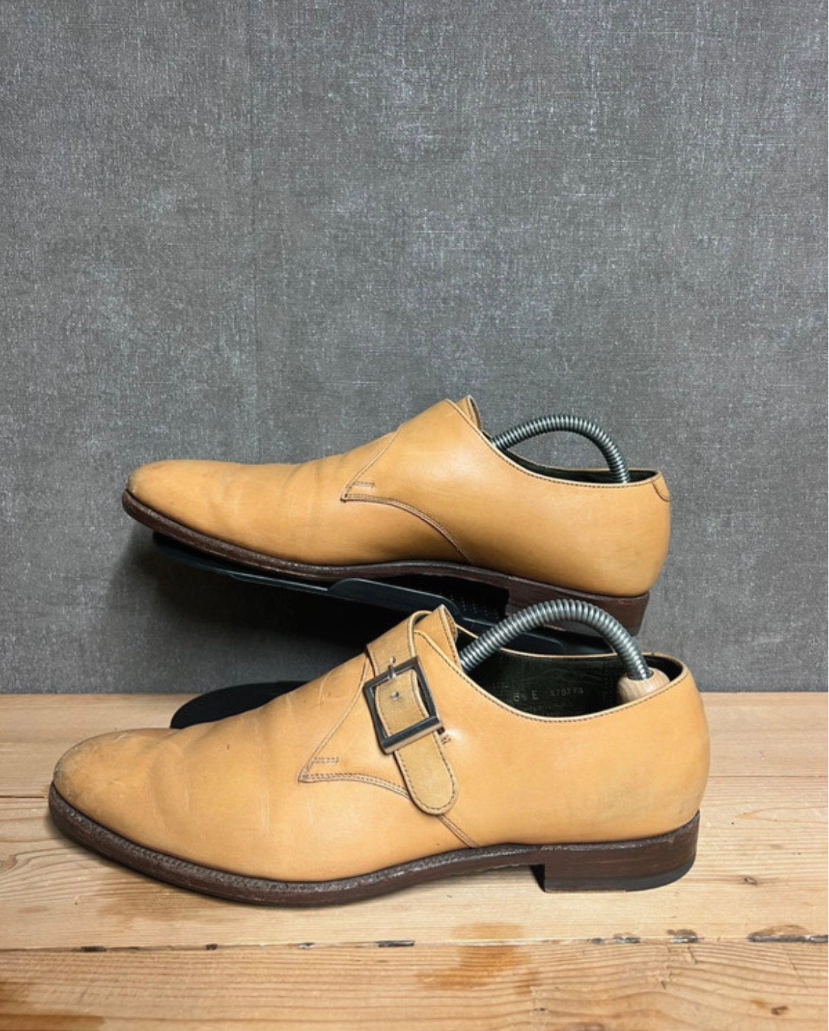 Crockett & Jones Made in England vibram monkstrap shoes, Overige kleuren, Overige typen, Ophalen of Verzenden, Gedragen