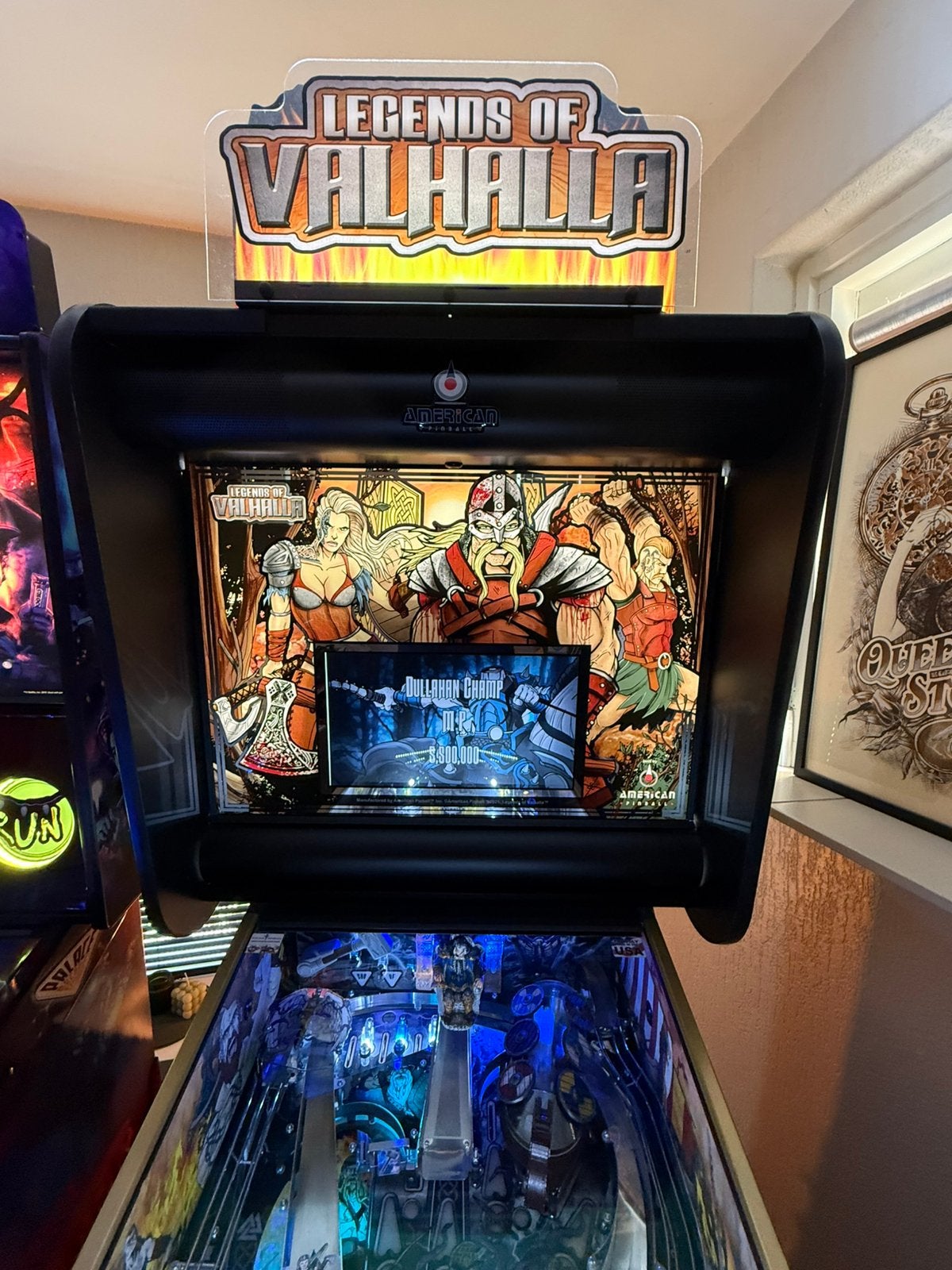 Legends of Valhalla Limited Flipperkast, Verzamelen, Automaten | Flipperkasten, Ophalen, Zo goed als nieuw, Flipperkast, Overige merken