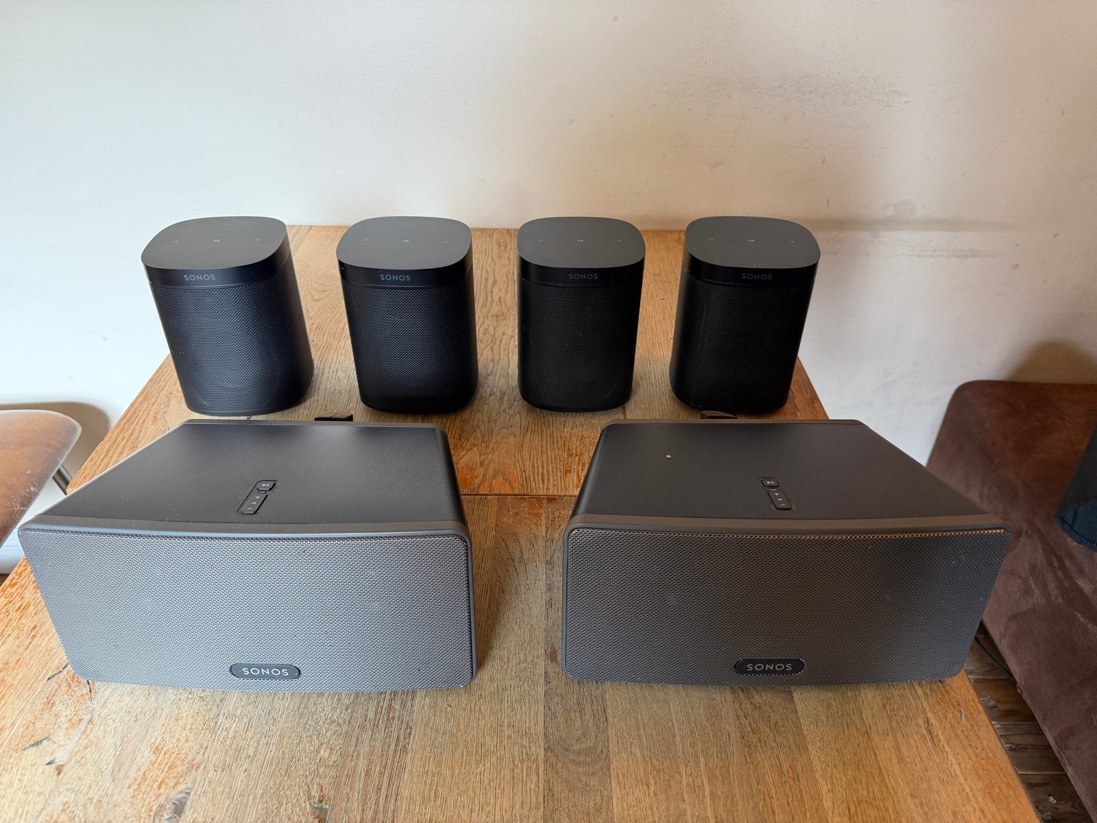 Sonos Speakerset: 4x Sonos One, 2x Sonos Play:3, Ophalen, Gebruikt, Speakerset, WiFi