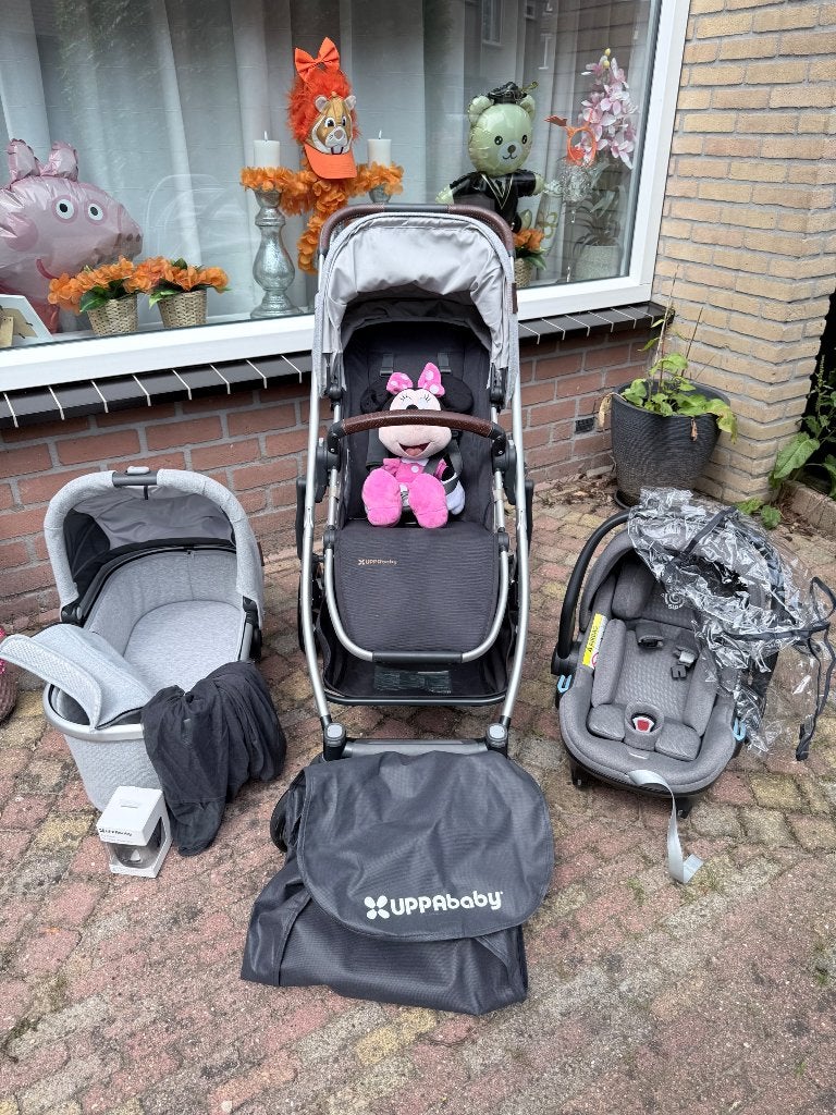 Kinderwagen set Uppababy CRUZ V2, Kinderen en Baby's, Gebruikt, Combiwagen, Verstelbare duwstang, Ophalen