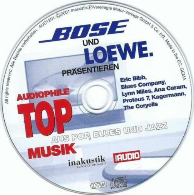 SALE--CD VARIOUS-Bose Und Loewe Präsentieren Audio >FOLIE, Verzenden, 1980 tot heden, Nieuw in verpakking, Jazz