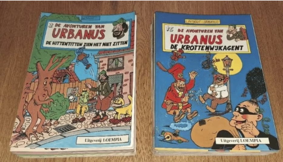 45 delen Urbanus LOEMPIA uitgaven, Linthout en Urbanus, Ophalen of Verzenden, Zo goed als nieuw, Meerdere stripboeken