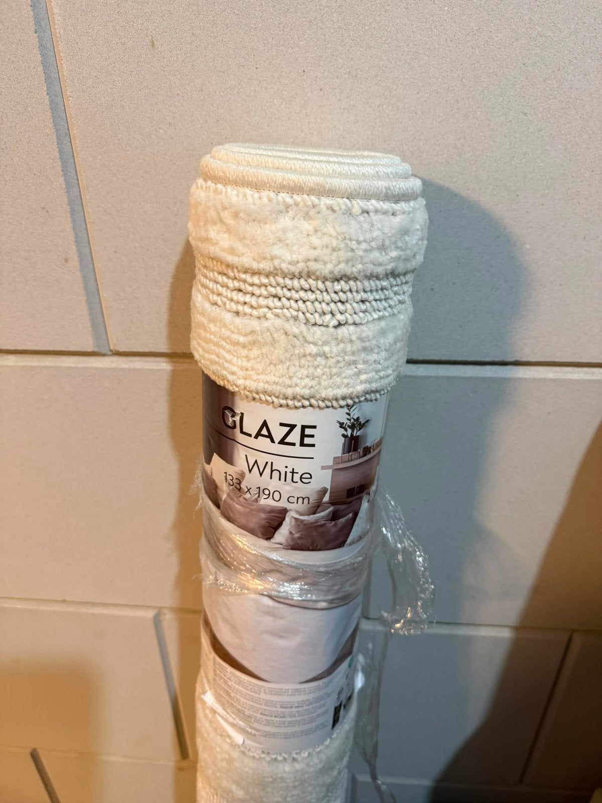 Nieuw!! Japandi style Glaze Wit Vloerkleed 133x190 cm, Ophalen, Japandi, 100 tot 150 cm, Wit