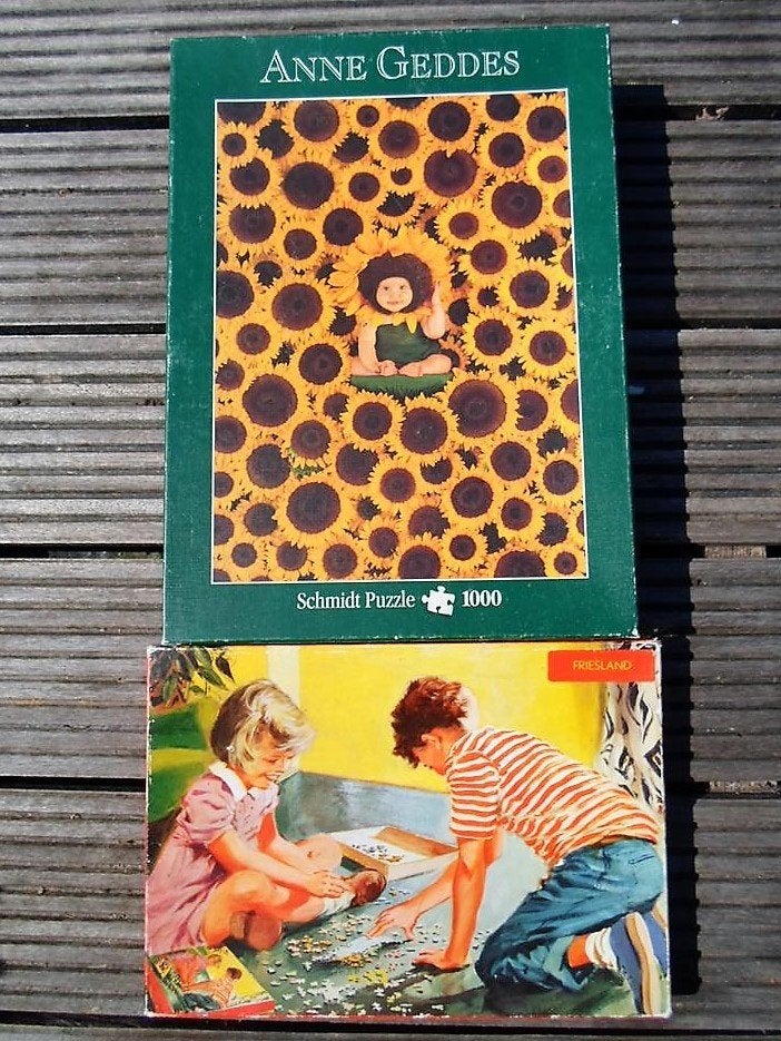 Verschillende puzzels. Anne Geddes. Friesland. Hondjes.Beren, Ophalen of Verzenden, 500 t/m 1500 stukjes, Zo goed als nieuw, Legpuzzel
