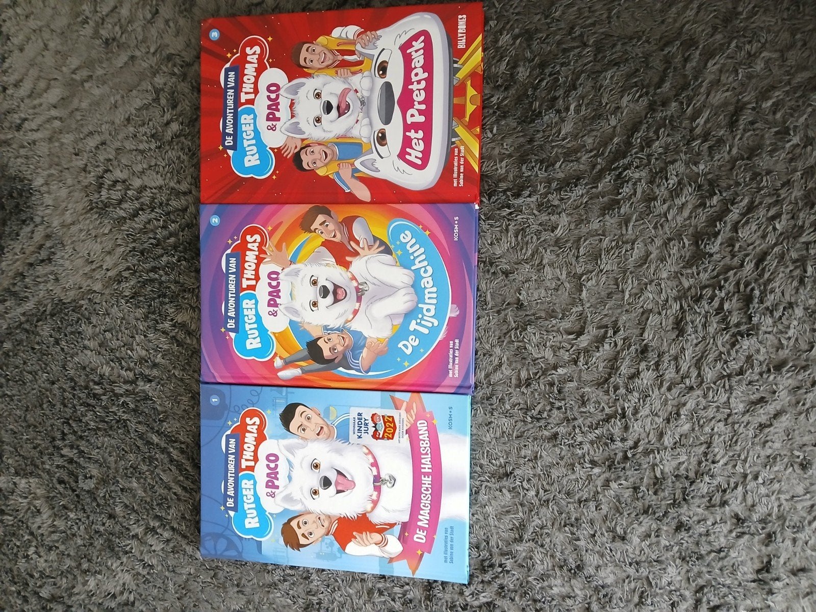 De Avonturen van Rutger, Thomas & Paco - 3 boeken, Ophalen of Verzenden, Zo goed als nieuw, Rutger Vink, Thomas van Grinsven, Fictie