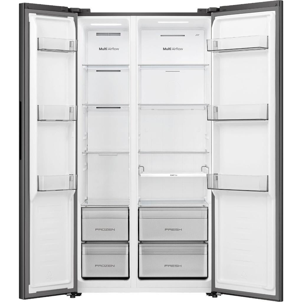 Hisense RS3P558NEFD Amerikaanse koelkast - 30% KORTING, Ophalen, 200 liter of meer, 60 cm of meer, Nieuw