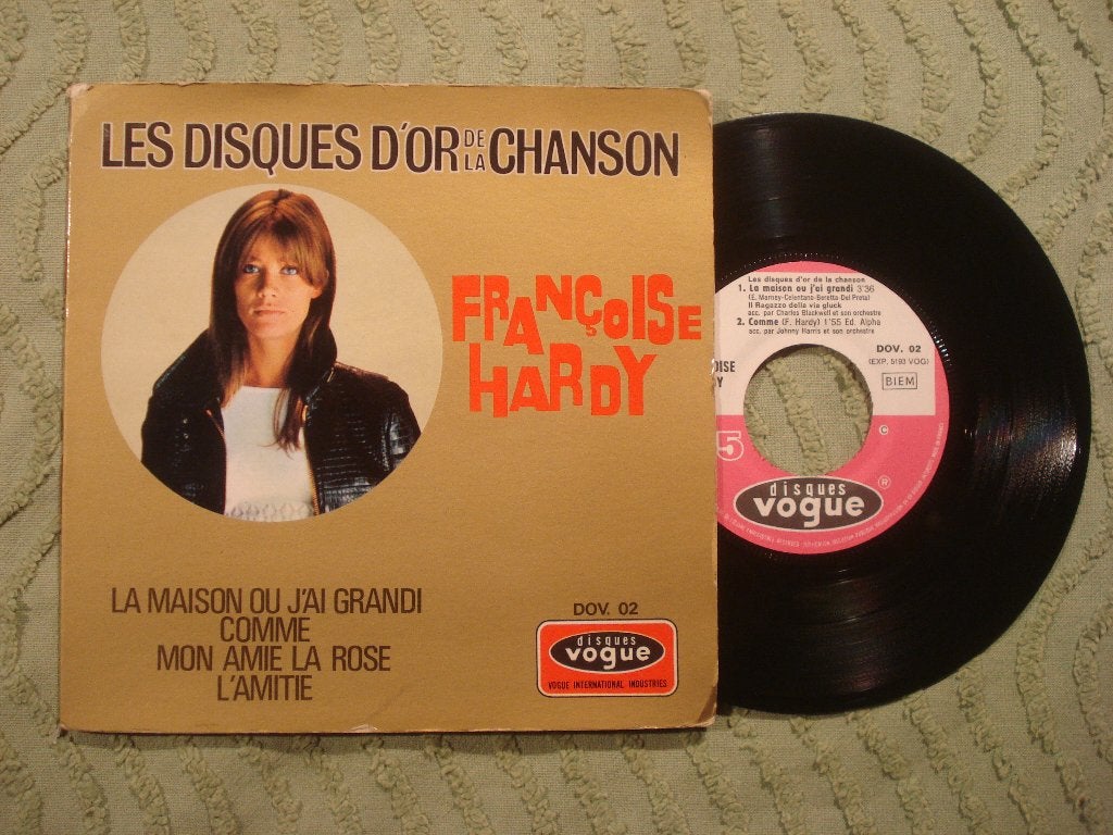 Françoise Hardy 7" Vinyl EP: ‘La maison ou j’ai grandi’ (Fr), 7 inch, Ophalen of Verzenden, Zo goed als nieuw, EP