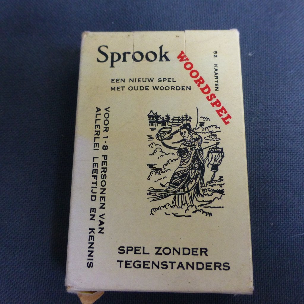 Kaartspel Spook Woordspel, Drie of vier spelers, Ophalen of Verzenden, Zo goed als nieuw
