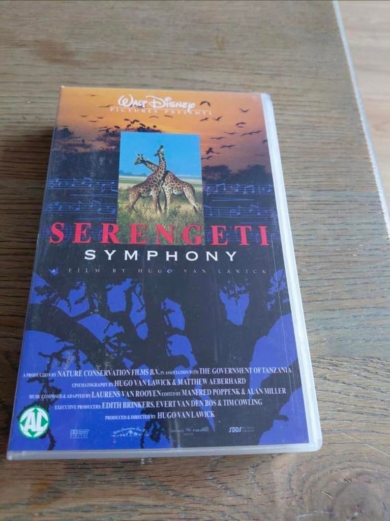 Disney Serengeti Symphony videoband. NIEUW IN FOLIE., Alle leeftijden, Ophalen of Verzenden, Nieuw in verpakking