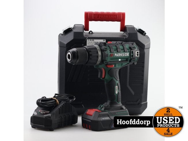 Parkside PABS 20-Li E6 Accu Boormachine + Accu en oplader, Parkside, Zo goed als nieuw, Support@parkside.com, Parkside Tools, 24 High Road, London
United Kingdom