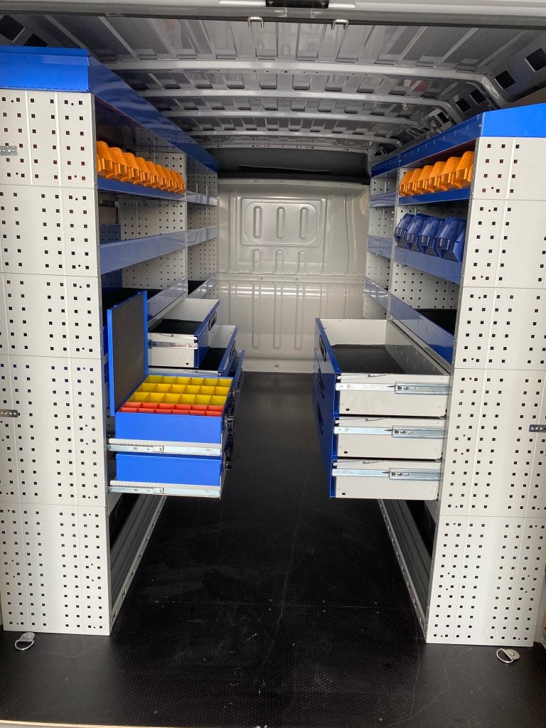 Bedrijfswagen inrichting Movano, Boxer, Ducato, Ophalen of Verzenden, Bulters Bedrijfswageninrichtingen bv, Info@bulters.nl, De Houtakker 12D