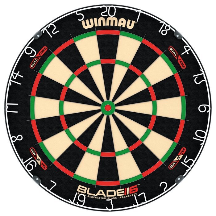 Winmau Blade 6 Dual Core Dartbord, Ophalen of Verzenden, Nieuw, Dartbord