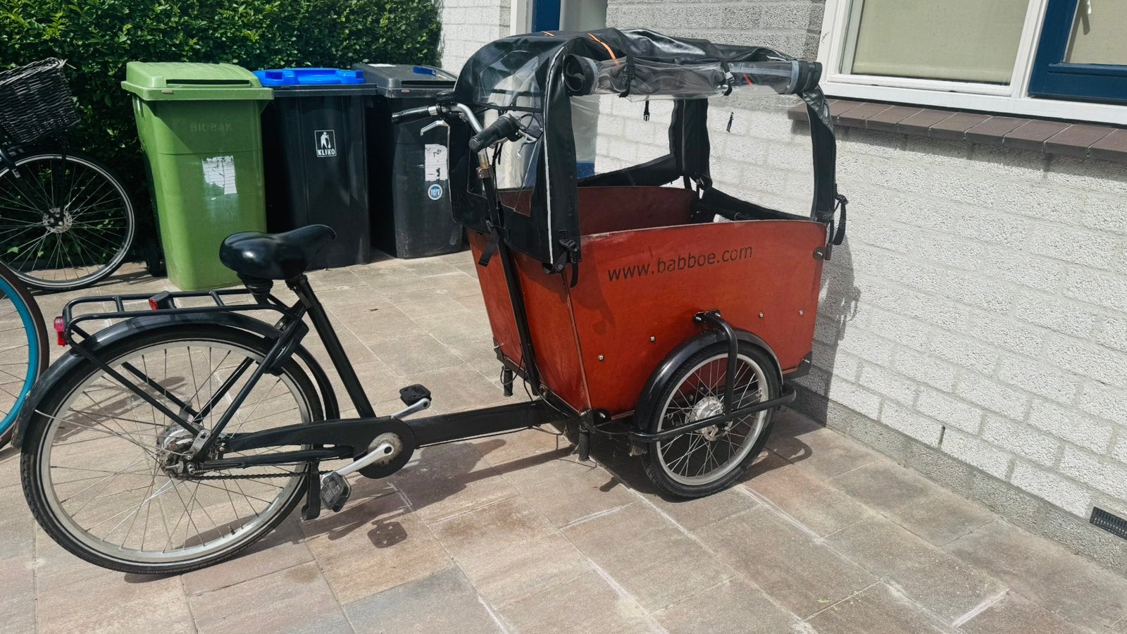 Babboe Big Backfiets, Ophalen, Gebruikt, 2 kinderen