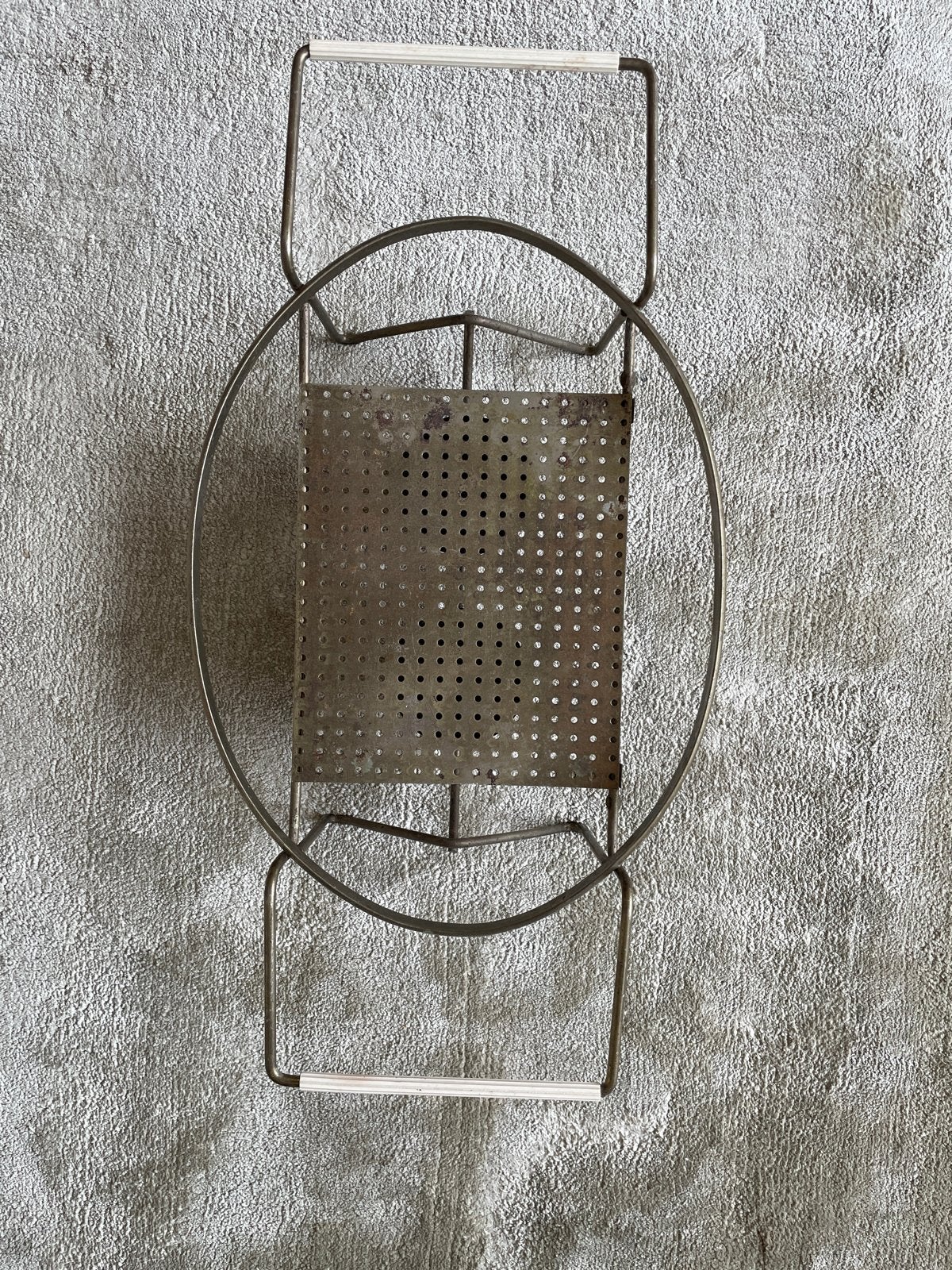 Vintage metalen rechaudje, Ophalen of Verzenden