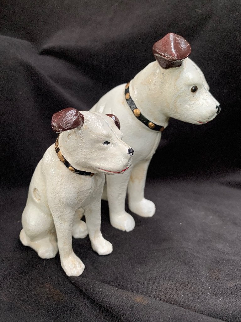 Nipper hondje. spaarpot, Ophalen of Verzenden, Zo goed als nieuw, Metaal of Blik, Dier