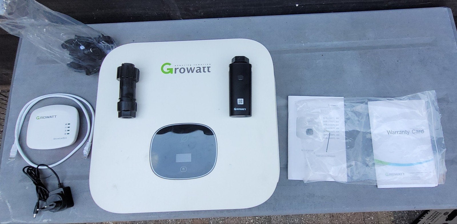 Growatt MIN 3600TL-XE omvormer met ShineLANBox, Ophalen of Verzenden, Zo goed als nieuw