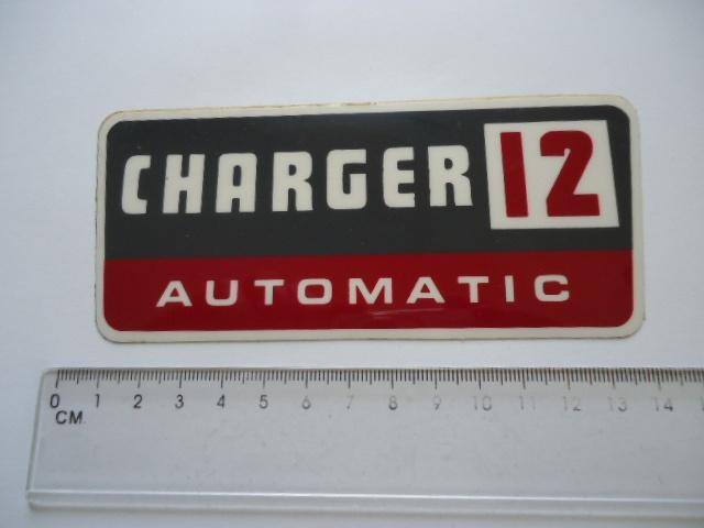 sticker oud CHARGER 12 traktor tractor oldtimer Wheel horse, Verzenden, Zo goed als nieuw, Bedrijf of Vereniging