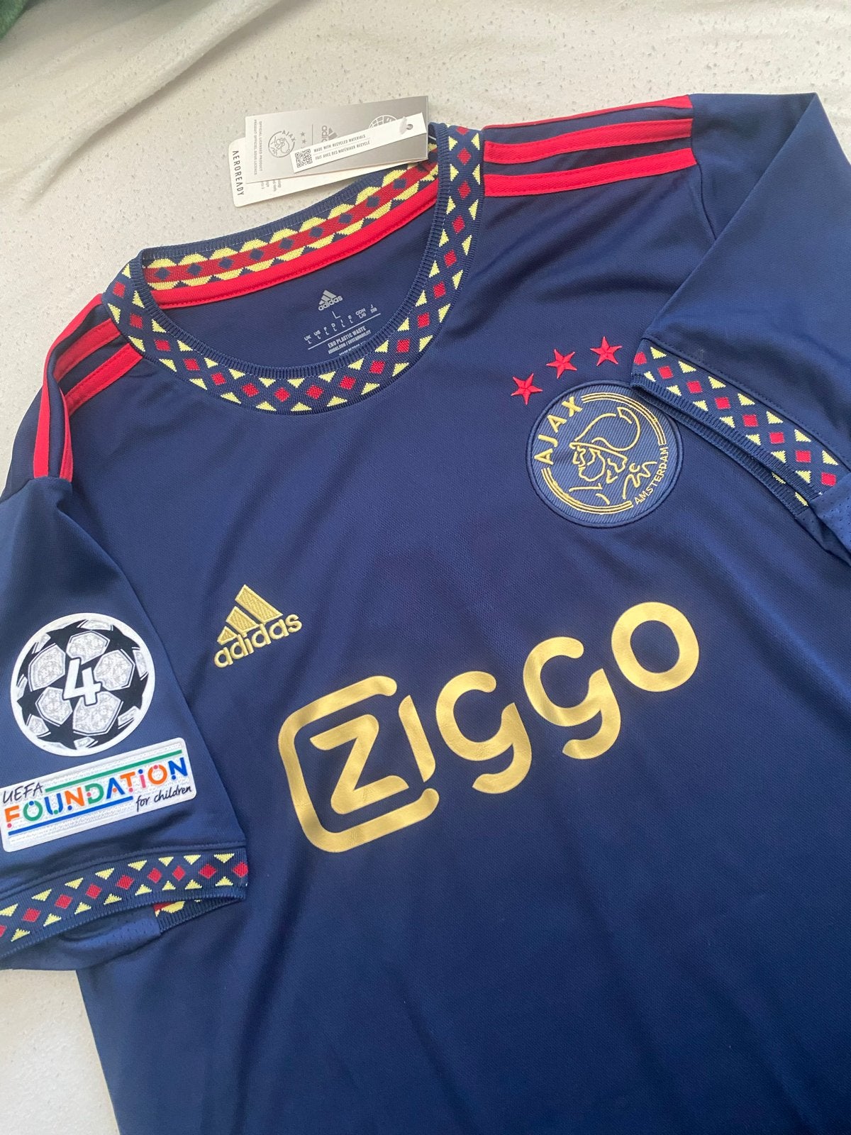 Gesigneerd Bergwijn Ajax Thuisshirt 2022/2023 Maat L, Maat L, Ophalen of Verzenden, Nieuw, Shirt
