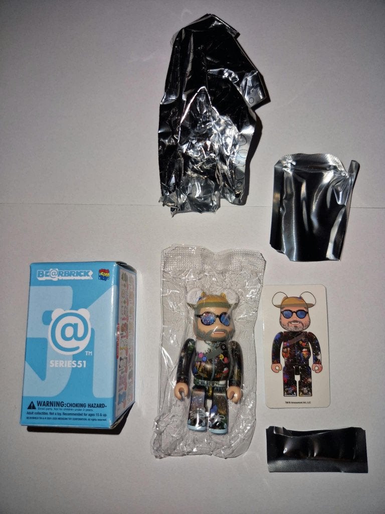 Bearbrick Series 51 Mr. Brainwash 100% Secret figure, Verzenden, Nieuw