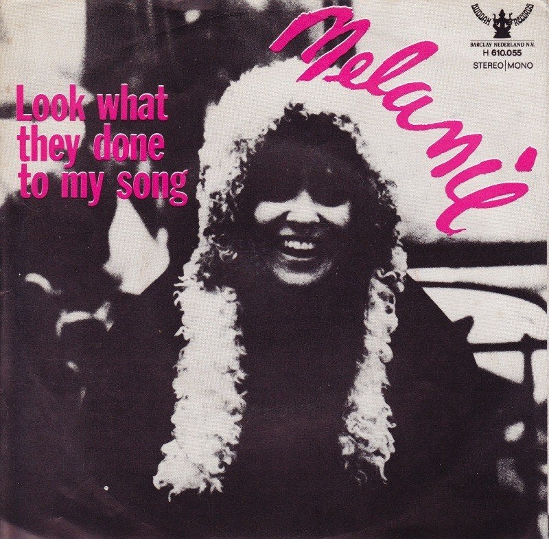 Melanie - Look What They Done to my Song (Single), Cd's en Dvd's, Vinyl Singles, Fotohoes, Ophalen of Verzenden, Gebruikt, Pop