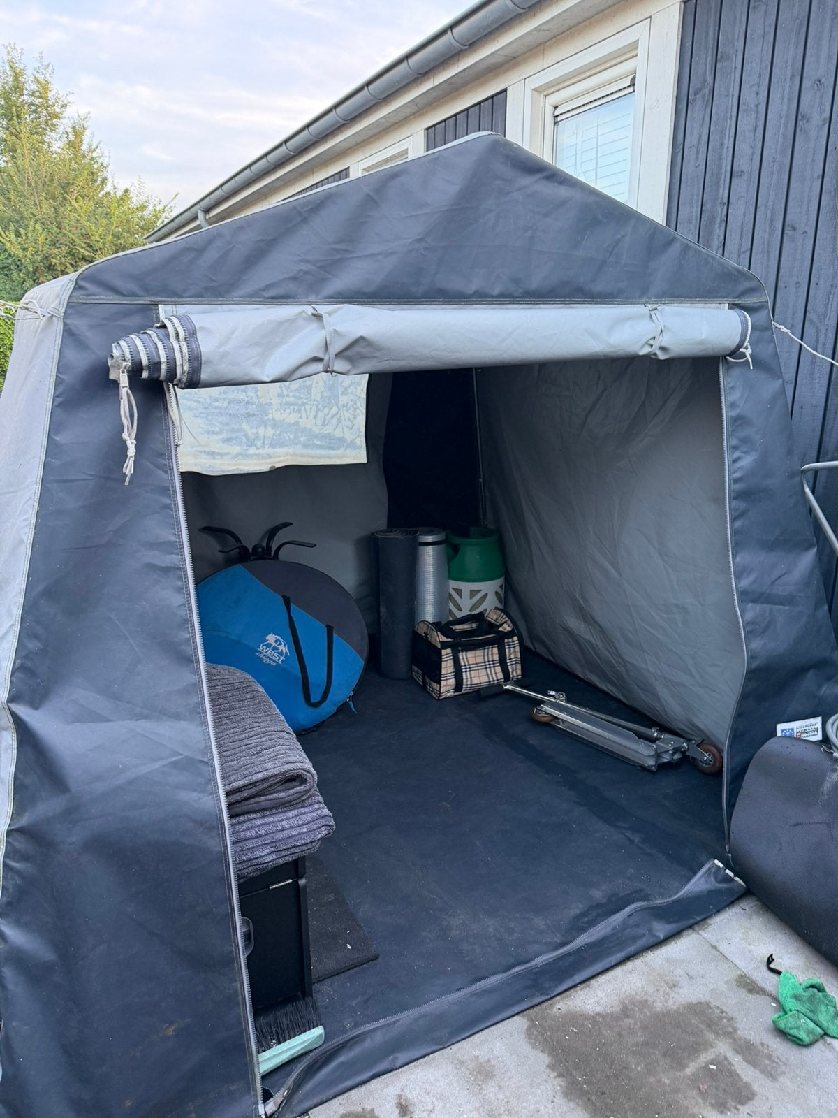 Schuurtent/keuken tent/fietstent /opslagtent, Ophalen, Zo goed als nieuw