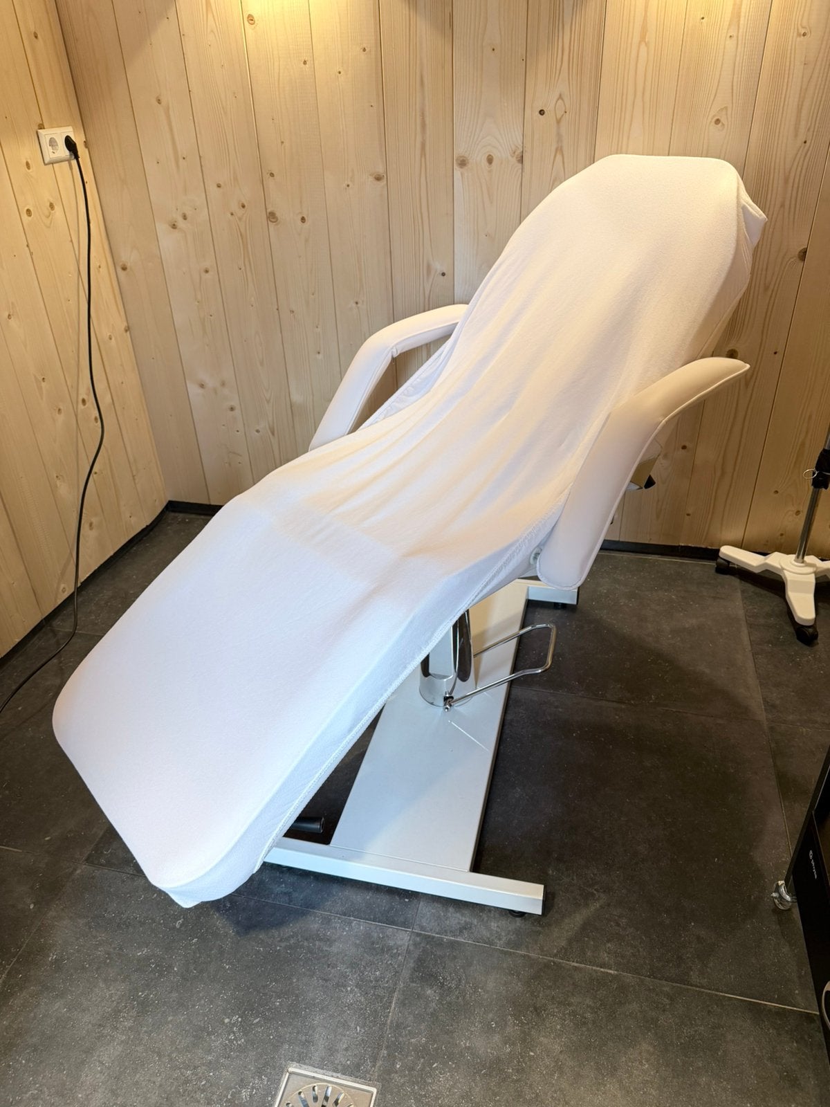 Behandelstoel pedicure massage tandenbleken, Huis en Inrichting, Stoelen, Ophalen, Wit, Zo goed als nieuw, Eén