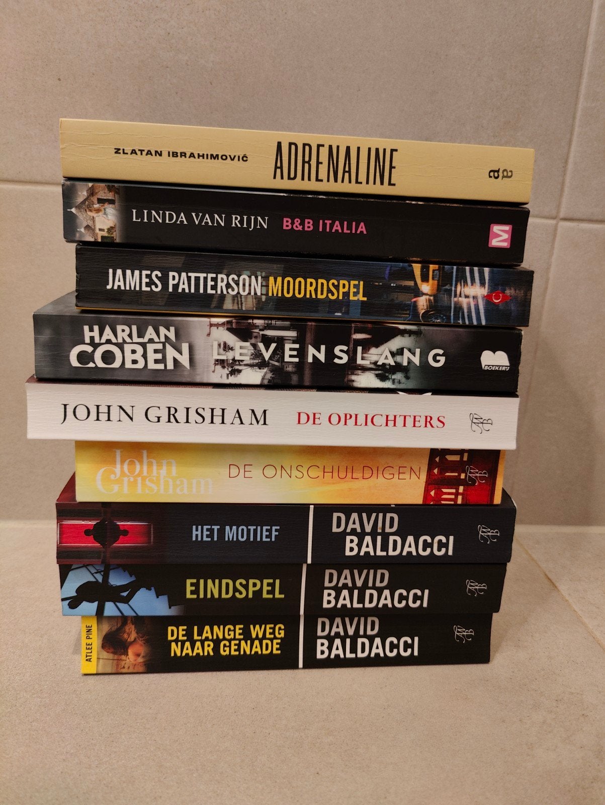 Leesboeken - John Grisham, David Baldacci, Harlan Coben, Pat, Ophalen of Verzenden, Gelezen