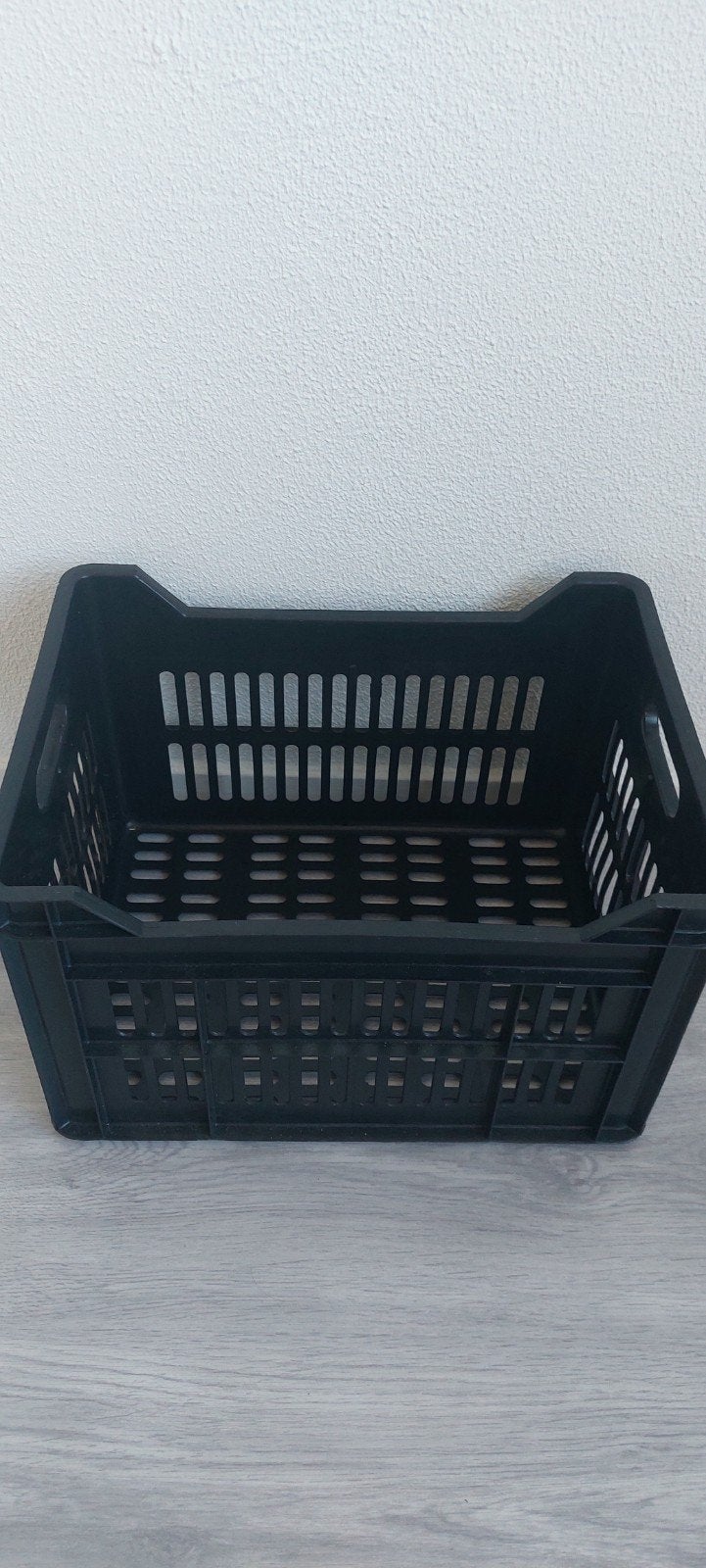 Zwarte Fietsmand / Fietskrat, Ophalen of Verzenden, Gebruikt, Fietskrat