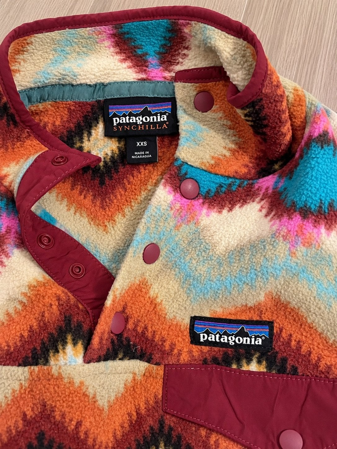 Patagonia Synchilla Snap-T Fleece XXS - Aztec Print, Patagonia Europe Coöperatief U.A., Directsales.europe@patagonia.com, Zo goed als nieuw
