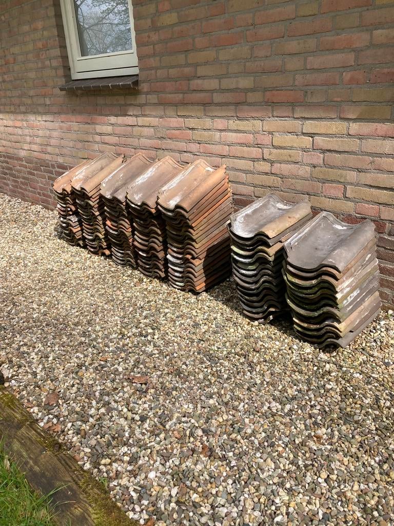 60 Van Oordt OHV plus 27  Van de Boel / Tegula dakpannen, Ophalen, Gebruikt, Steen of Klei, 15 m² of meer