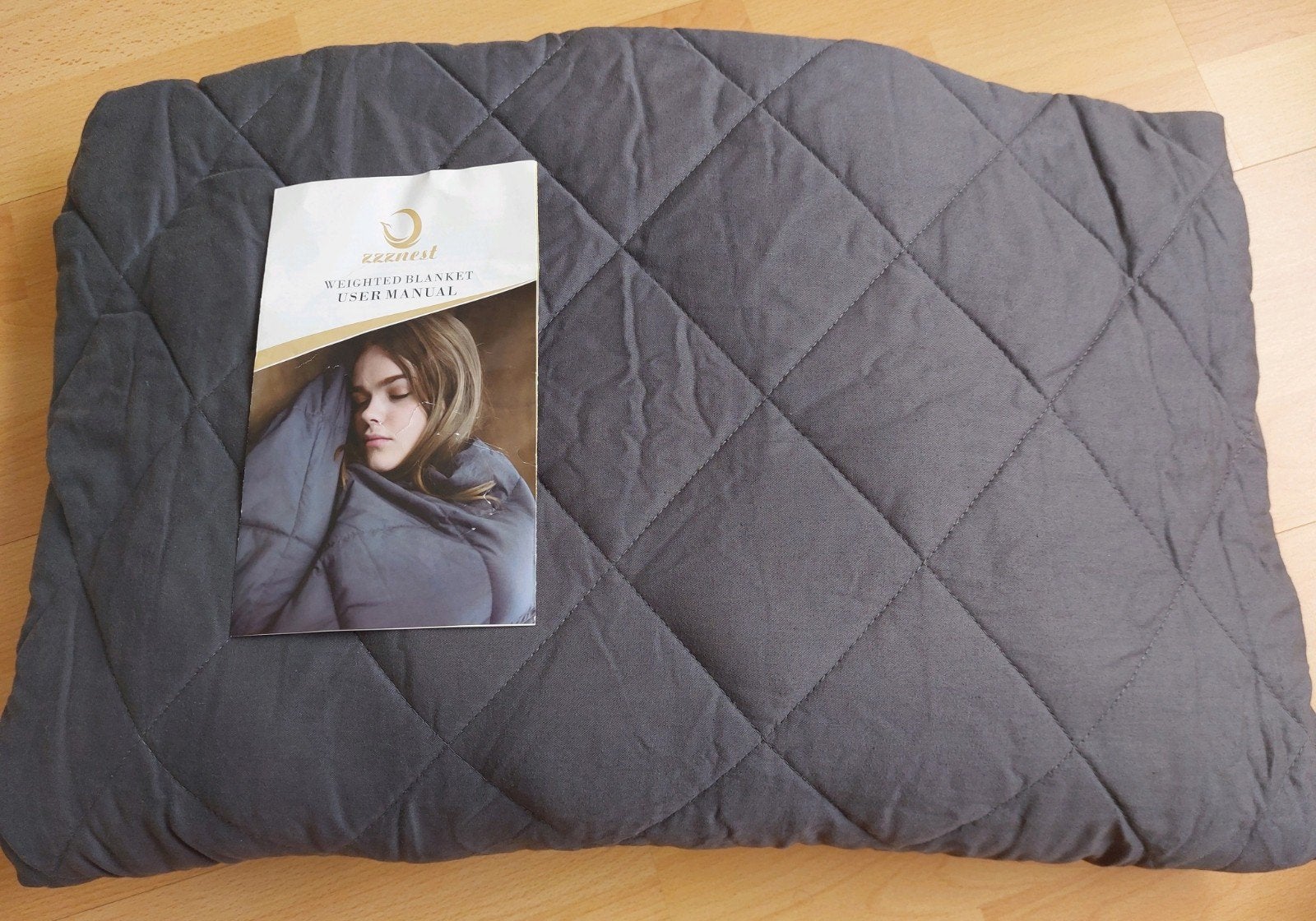 verzwaringsdeken 200 x 152 cm, +/- 7 kg, Ophalen, Overige maten, Grijs, Deken of Dekbed