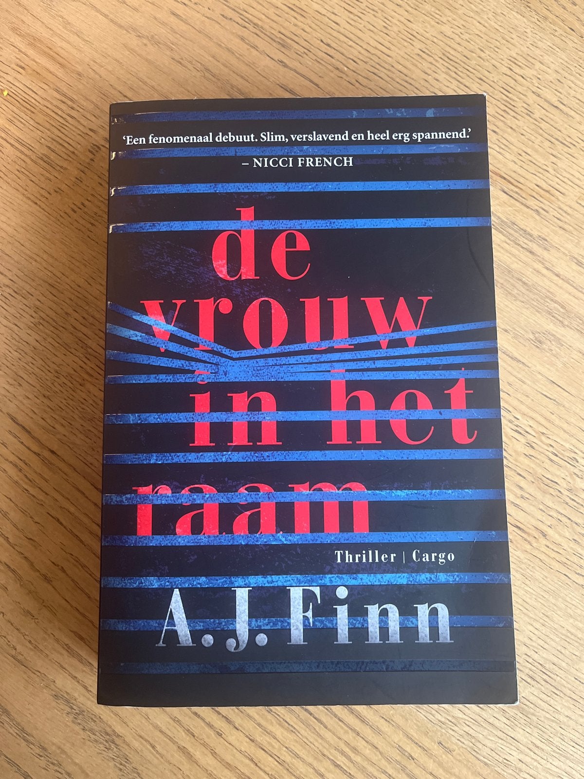 De Vrouw in het Raam - A.J. Finn (Thriller), Ophalen of Verzenden, Gelezen, Wereld overig