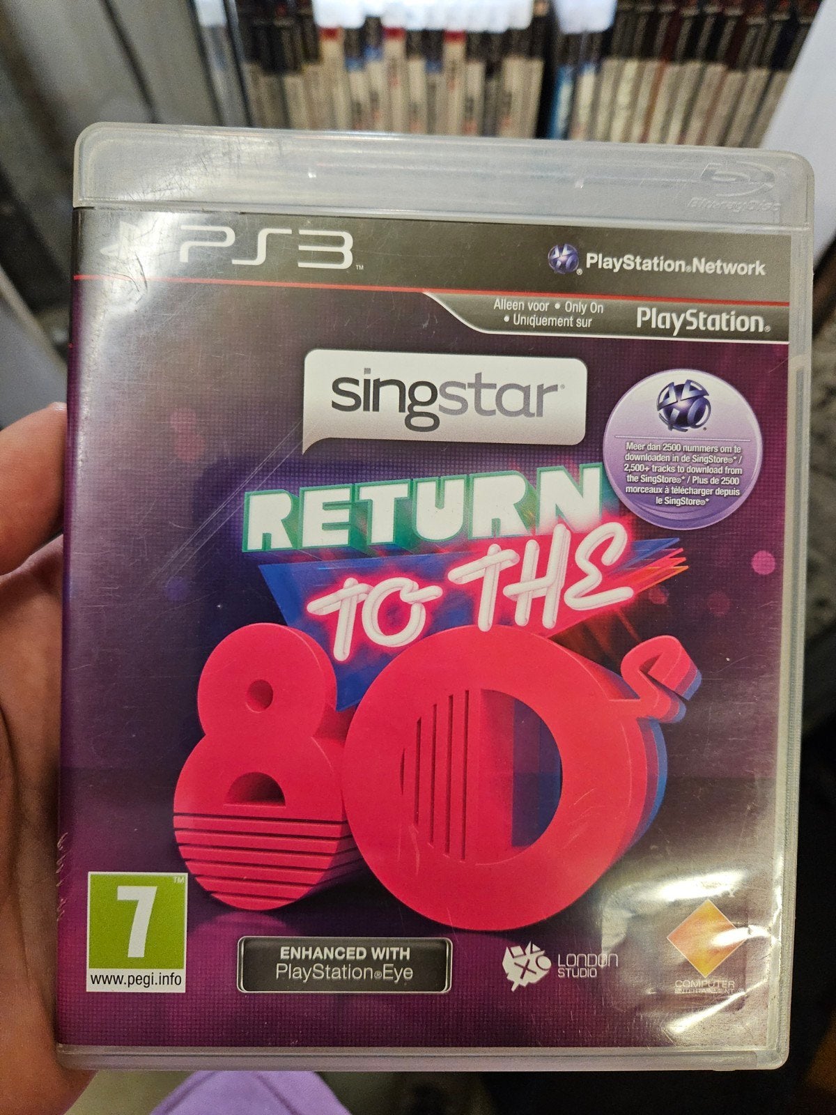 SingStar Return to the 80s PS3 - Karaoke Game, Muziek, Eén computer, Ophalen of Verzenden, Zo goed als nieuw