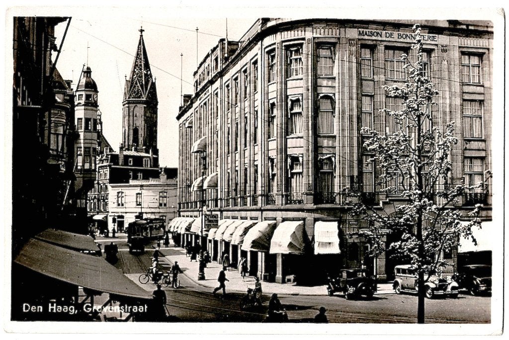 Den Haag 163, Gravenstraat, ongelopen, richtprijs 3,==, Verzenden, 1920 tot 1940, Ongelopen, Zuid-Holland