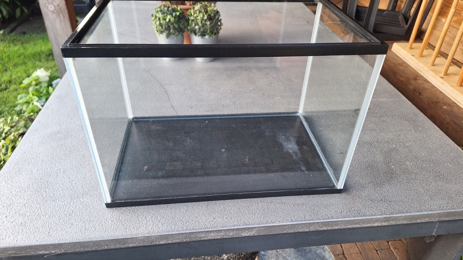 aquarium(kunststof) 43x28x30. ideaal als quarantaine bak., Ophalen, Overige merken, Zo goed als nieuw, Inclusief deksel