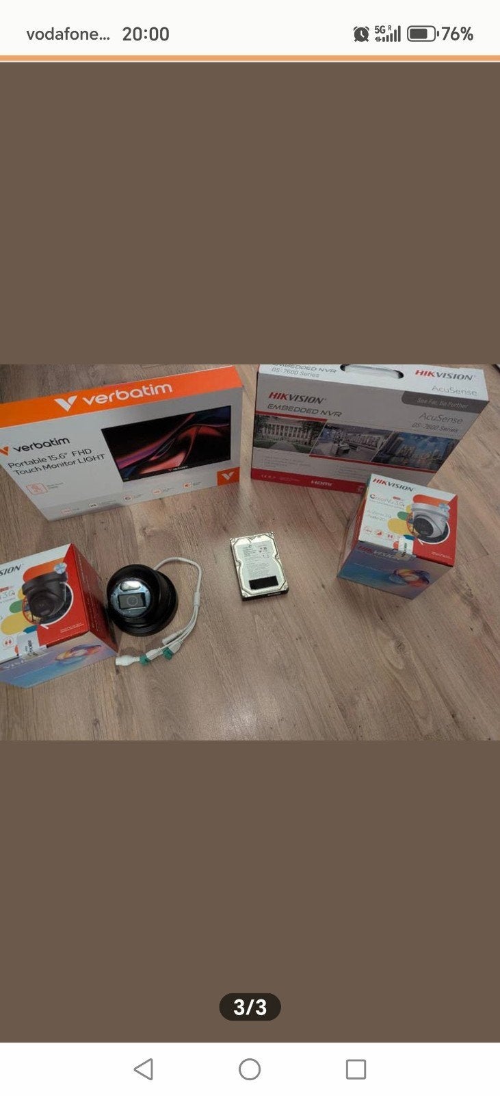 Complete bewakingsset Hikvision Colorvu 2.0, Ophalen of Verzenden, Nieuw