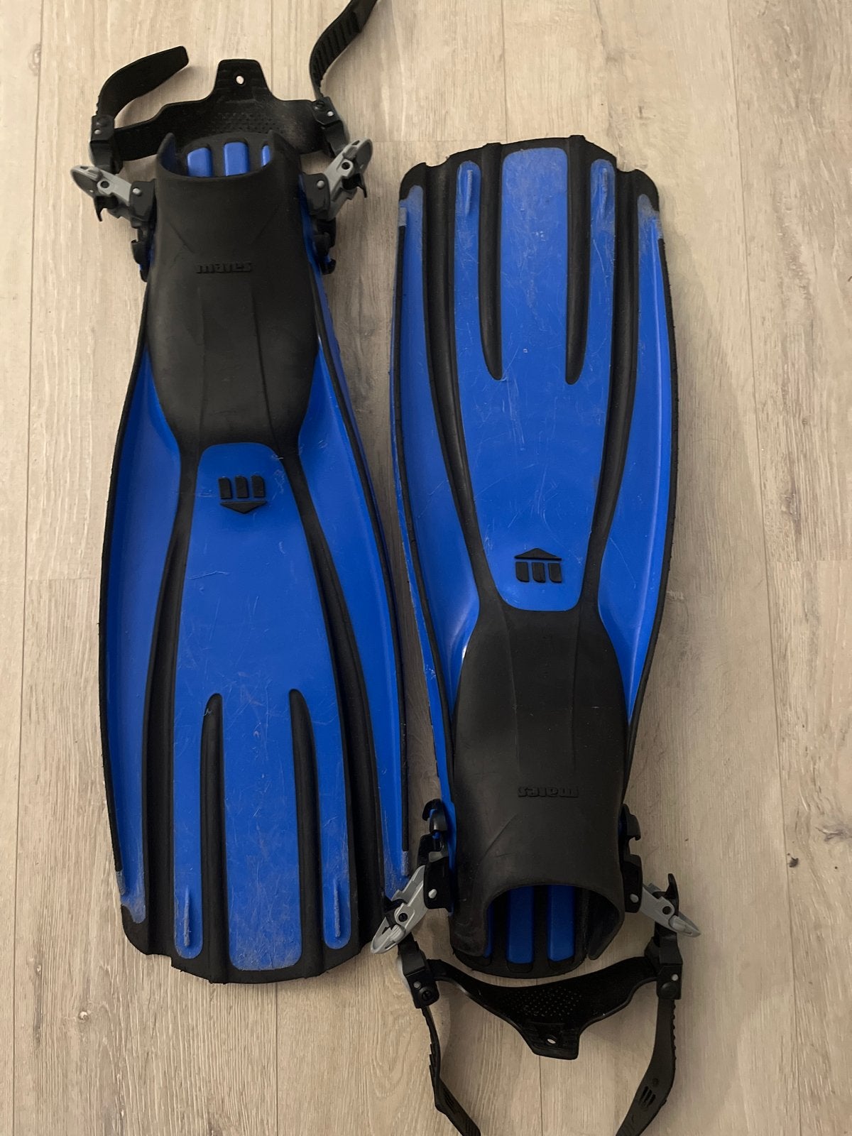 Mares Plana Avanti Quatro XL Duikvinnen - Blauw, Ophalen of Verzenden, Gebruikt, Zwem- of Duikvliezen