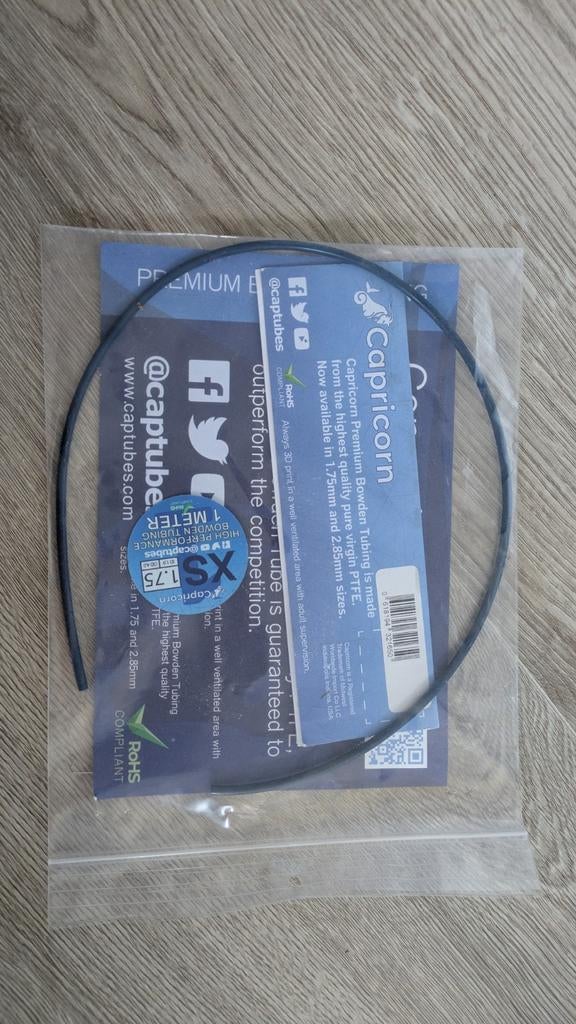 Bowden Tubes en Capricorn Tube voor 3D-printers, Computers en Software, Printers, Ophalen of Verzenden, Gebruikt