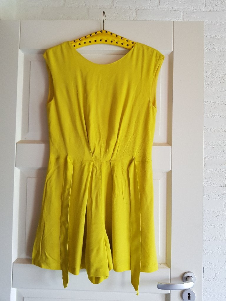 Dames playsuit, Zara  maat 36, Geel, Ophalen of Verzenden, Zo goed als nieuw, Maat 36 (S)
