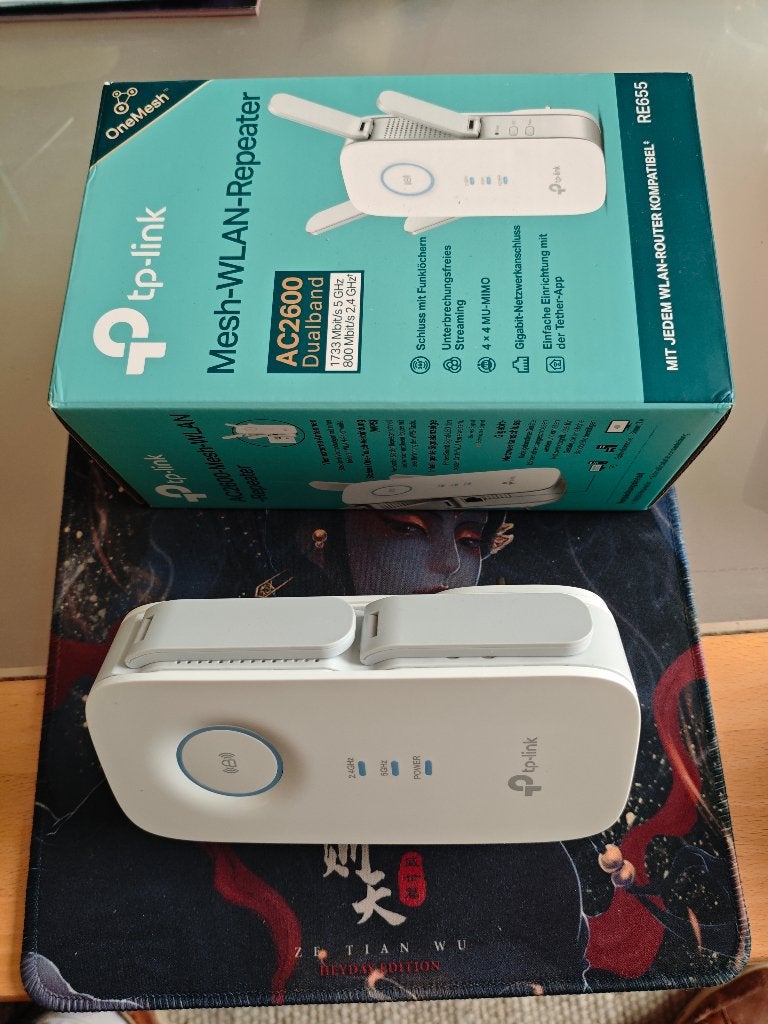 TP-Link RE655 - AC2600 WIFI / WLAN Repeater, Ophalen of Verzenden, Zo goed als nieuw, D-Link, Cisco, TP-Link