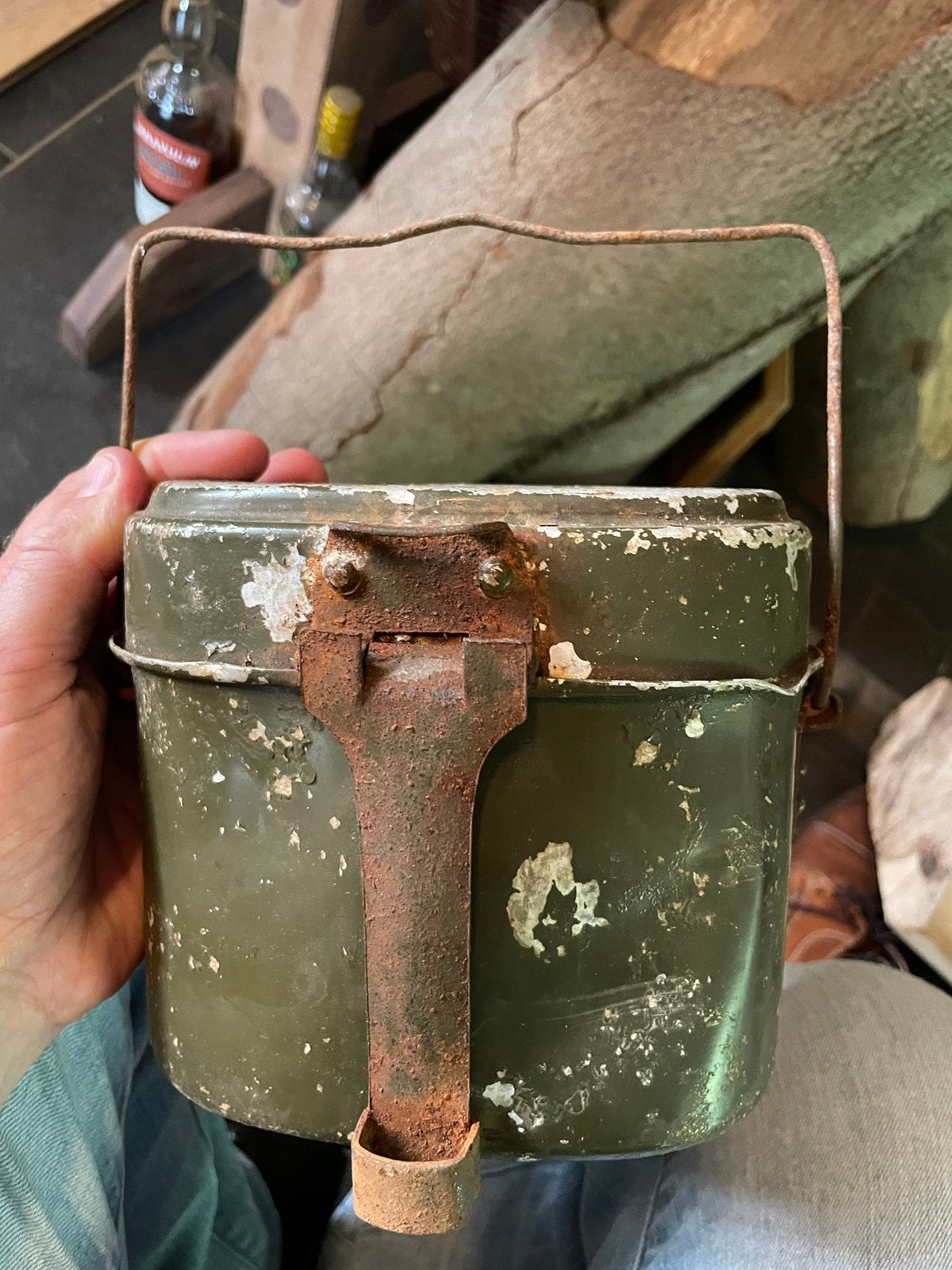 Duitse eetketel 1945 MN45, Verzamelen, Militaria | Tweede Wereldoorlog, Verzenden, Duitsland