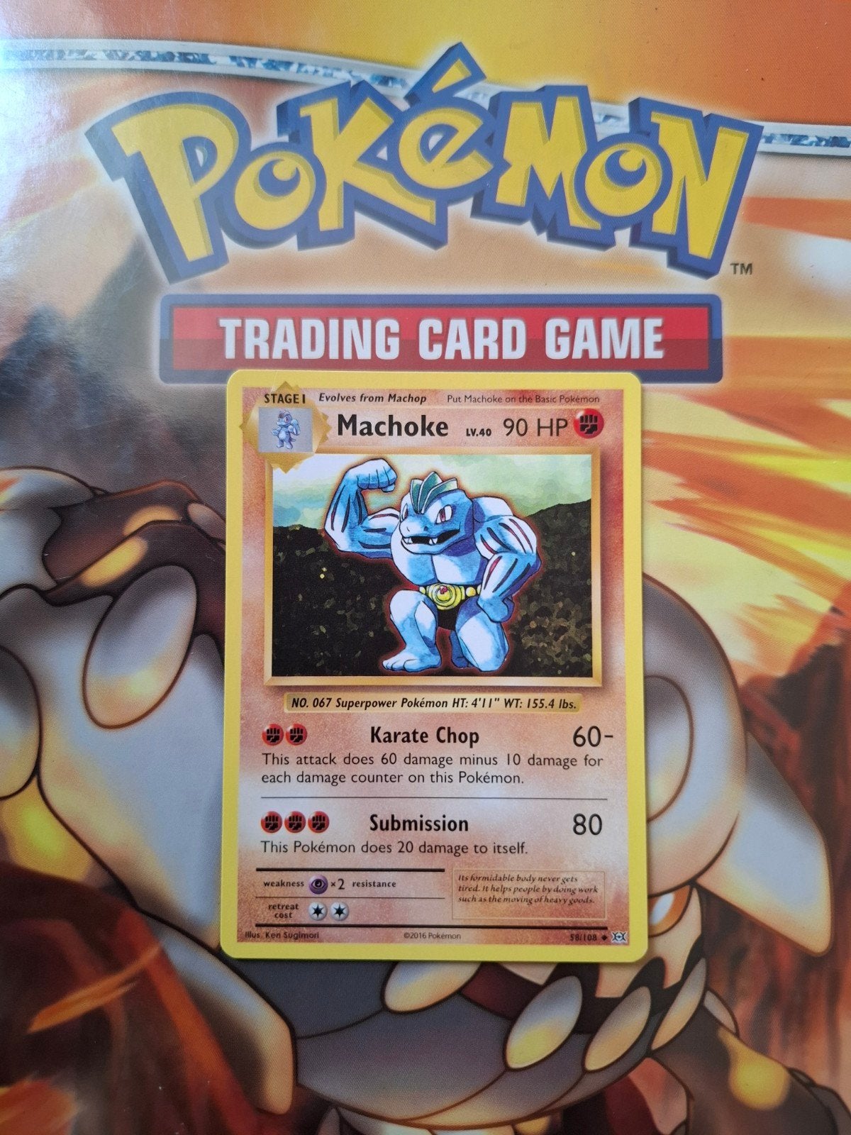 Machoke 58/108 XY Evolutions pokemon kaart, Hobby en Vrije tijd, Verzamelkaartspellen | Pokémon, Ophalen of Verzenden, Gebruikt